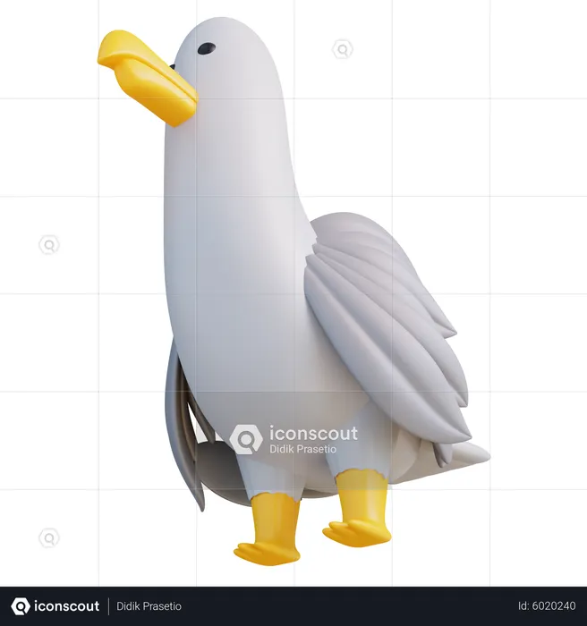 Mouette  3D Icon