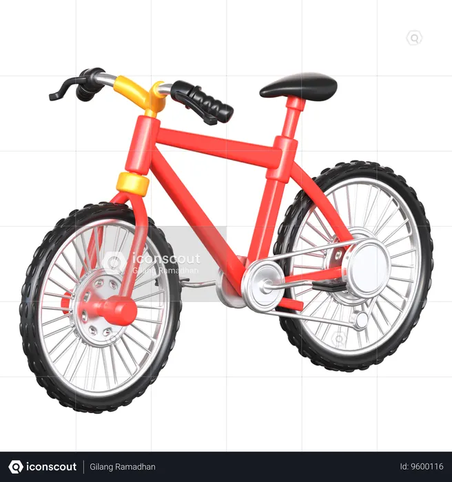 Mountain Bike  3D Icon