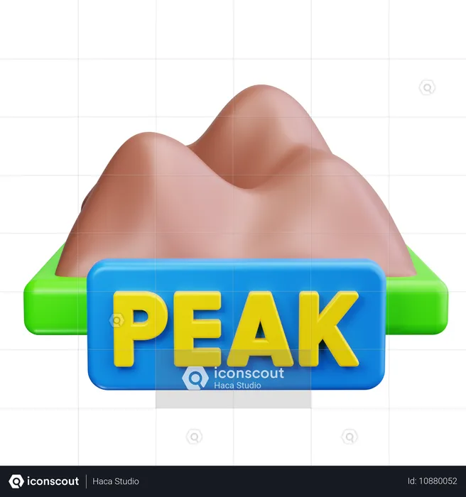 Mountain Peak  3D Icon