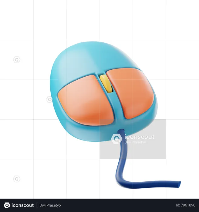 Mouse  3D Icon