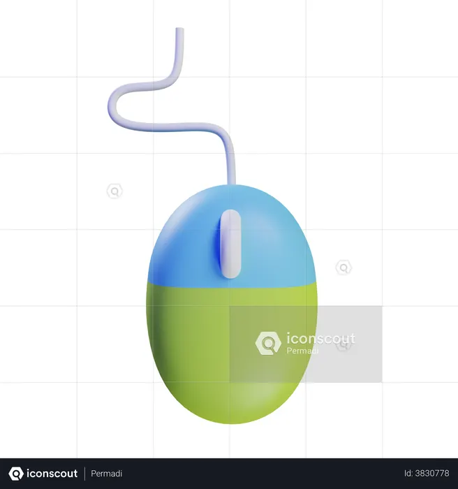 Mouse de computador  3D Icon