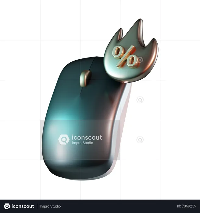 Venda quente de mouse  3D Icon