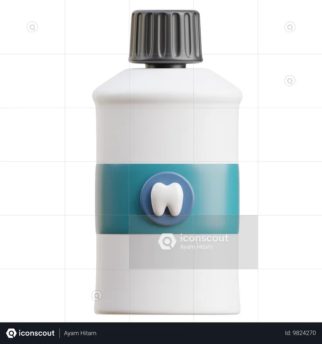 Mouth Wash  3D Icon