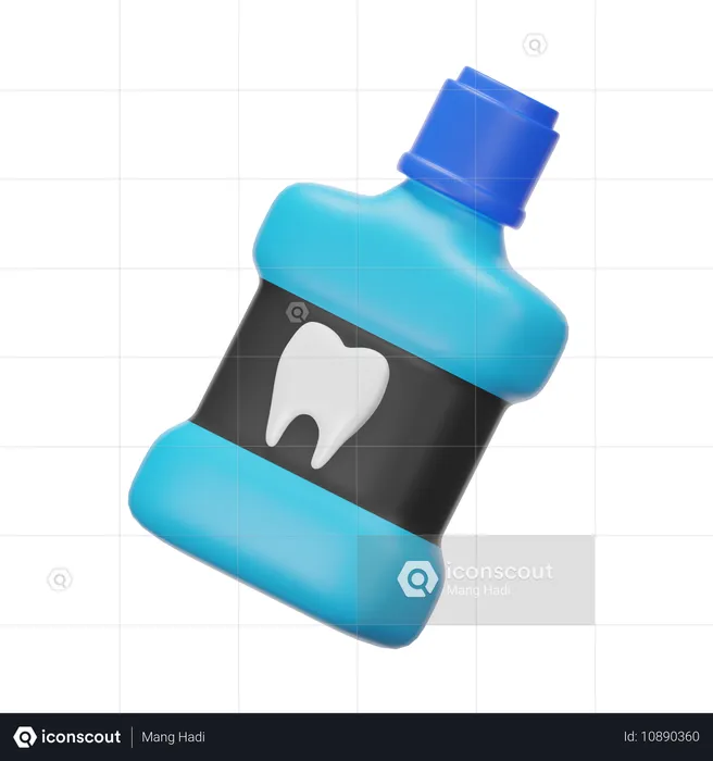 Mouth Wash  3D Icon