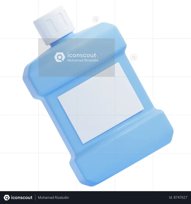 Mouthwash  3D Icon