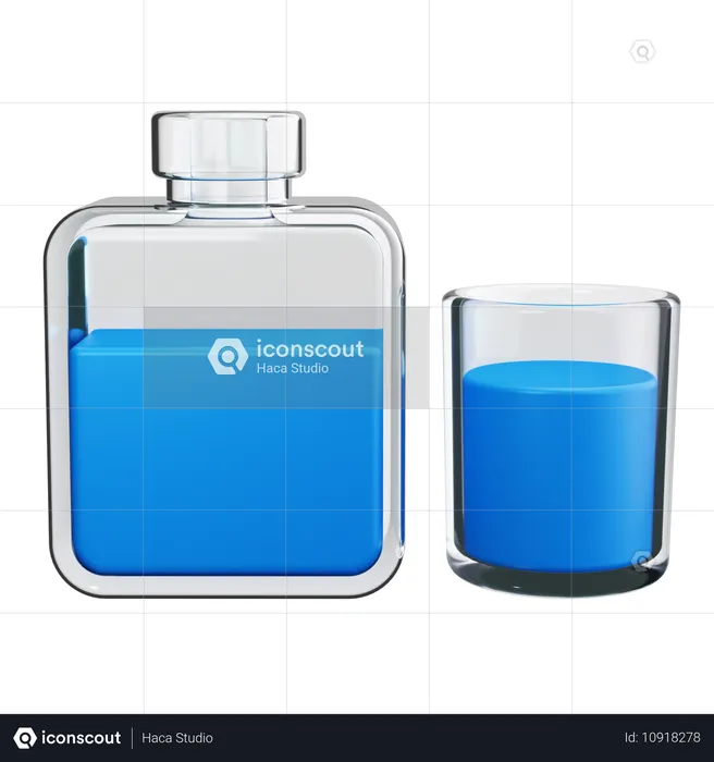 Mouthwash  3D Icon