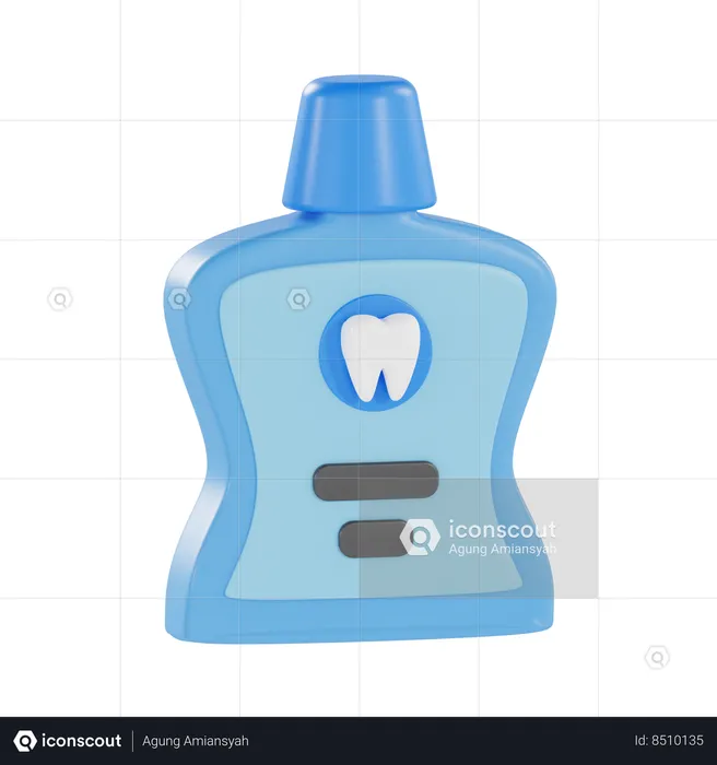 Mouthwash  3D Icon