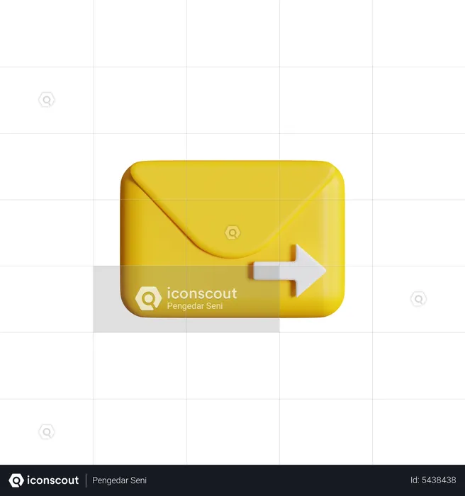 Move Mail  3D Icon