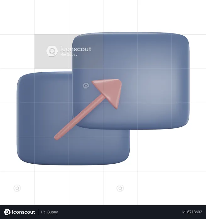 Move Object 3D Icon download in PNG, OBJ or Blend format