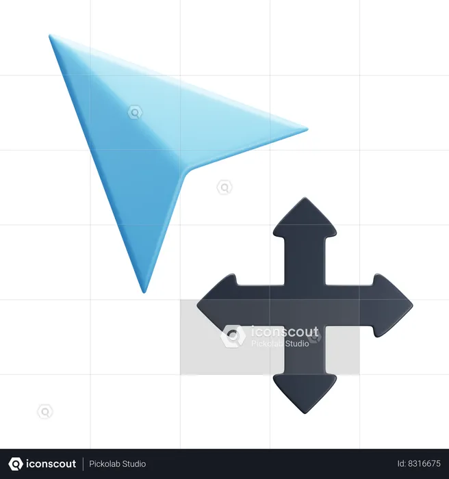 Move Tool  3D Icon