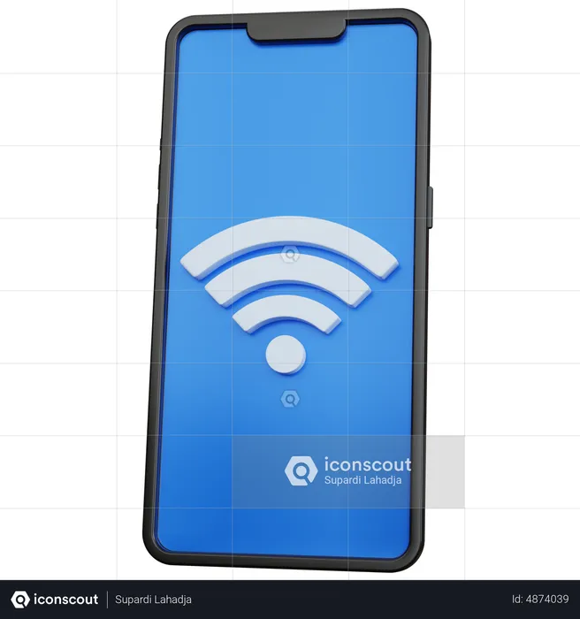 Wi-Fi móvel  3D Icon