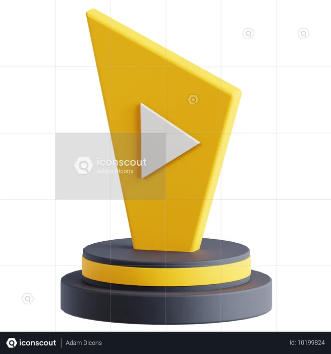 Movie award  3D Icon