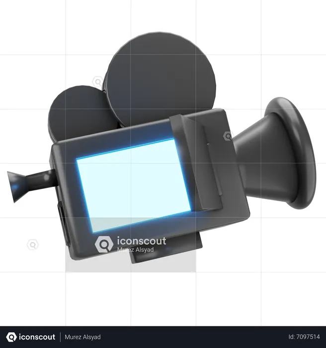 Movie Camera  3D Icon