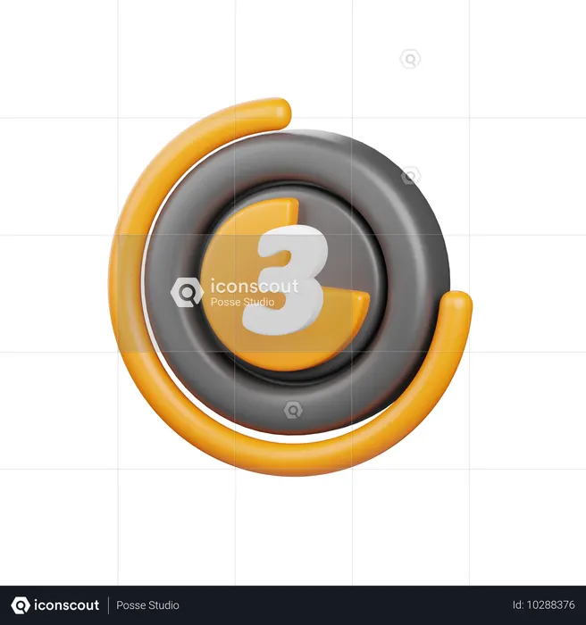 Movie Countdown  3D Icon