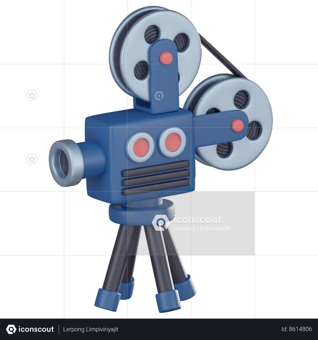 Movie Projector  3D Icon