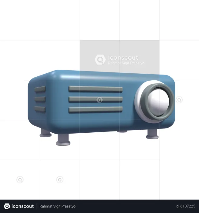 Movie Projector  3D Icon