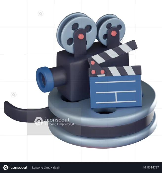 Movie Projector  3D Icon