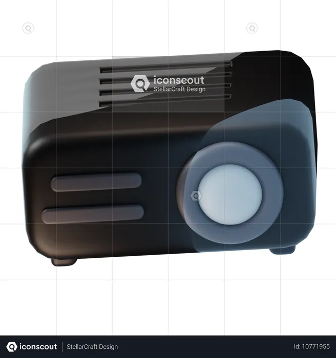 Movie Projector  3D Icon