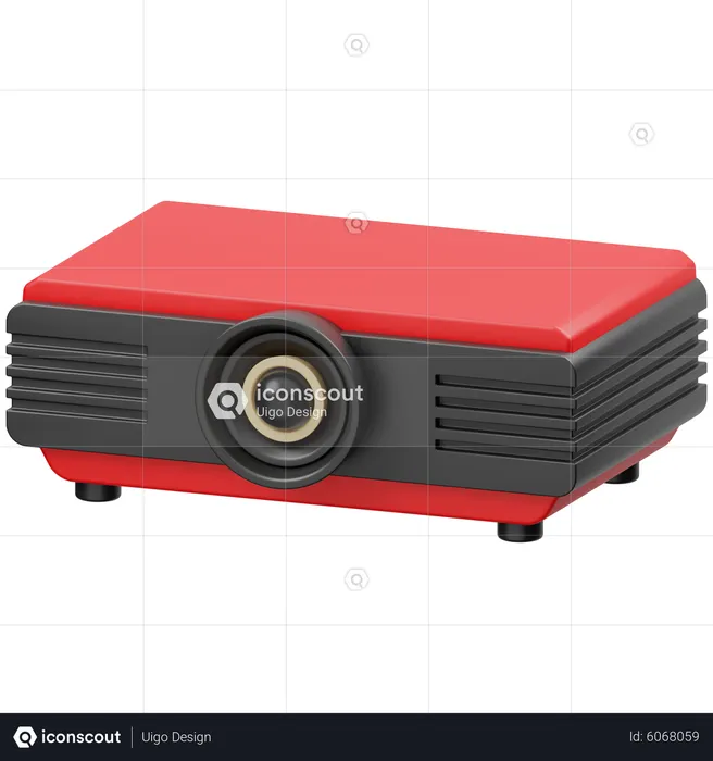 Movie Projector  3D Icon