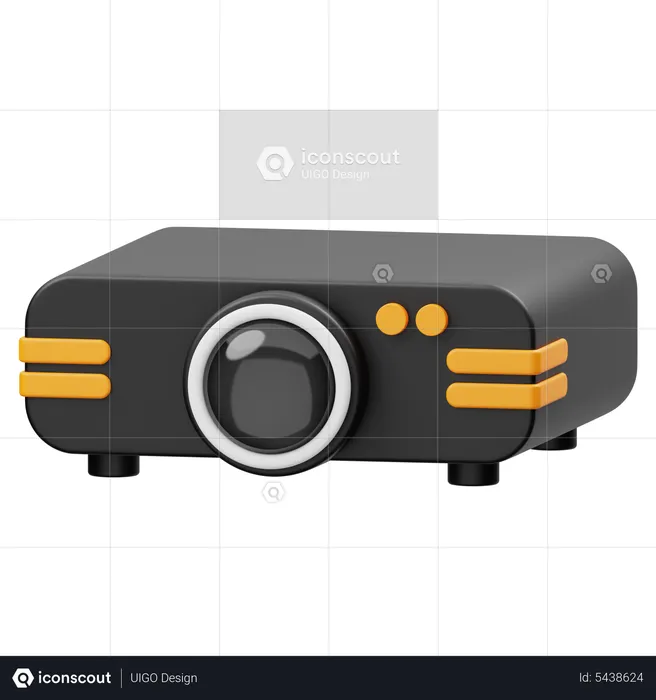 Movie Projector  3D Icon