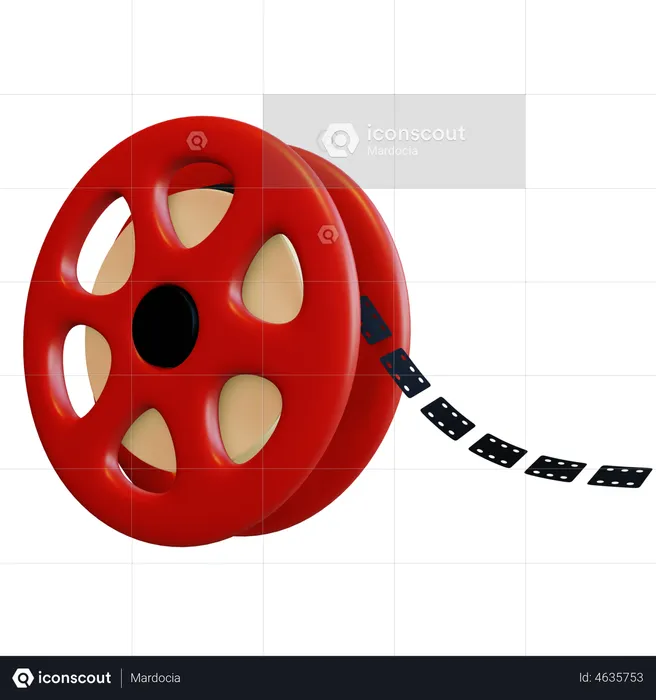 Movie Reel  3D Illustration