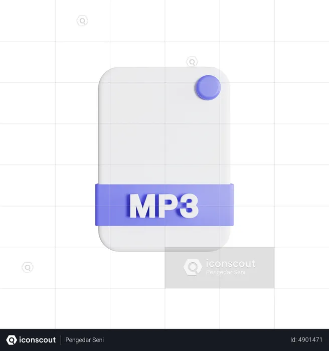 Archivo mp3  3D Icon