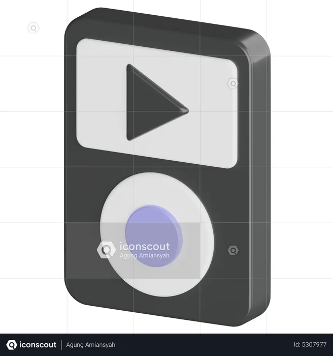 Mp 3 Player  3D Icon