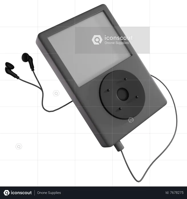 Mp 3 Player  3D Icon