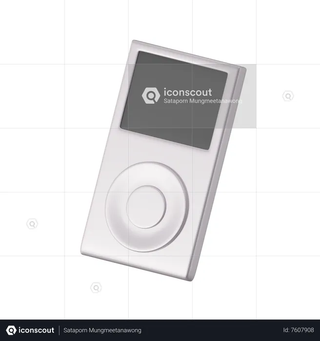 Mp 3 Player  3D Icon