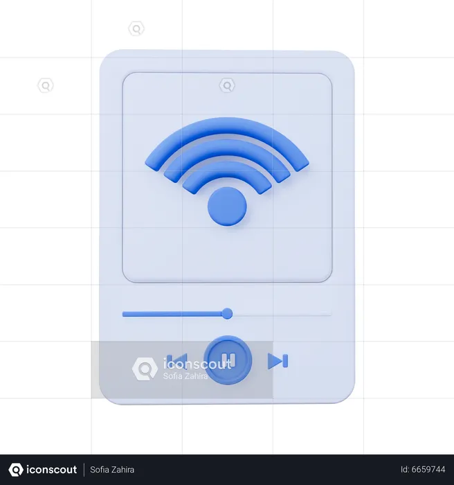 Mp 4 Player  3D Icon