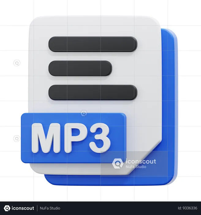 MP3 FILE  3D Icon