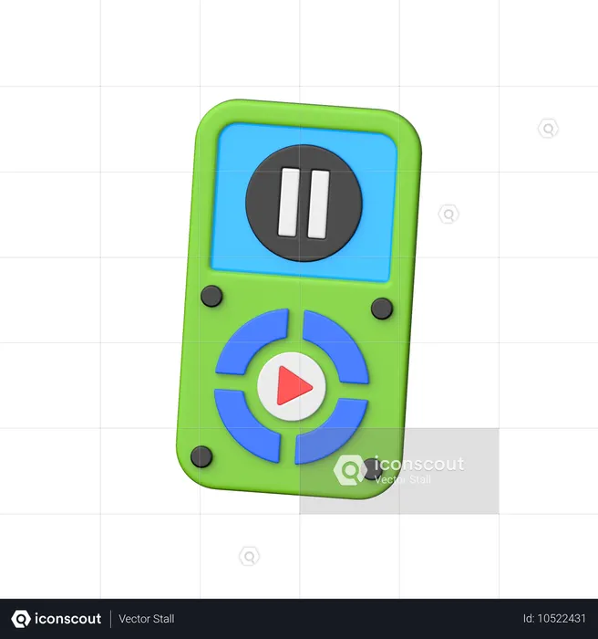 Leitor de mp3  3D Icon