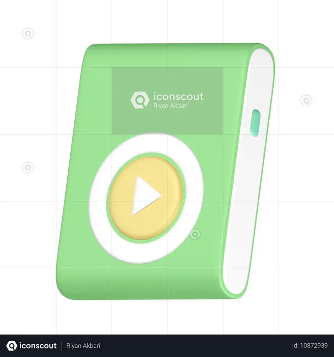 Leitor de mp3  3D Icon