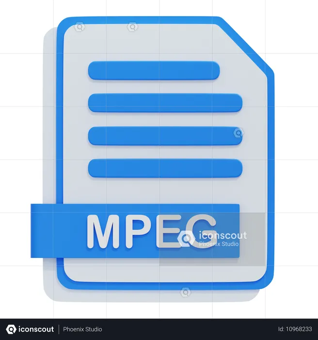 MPEG-Datei  3D Icon