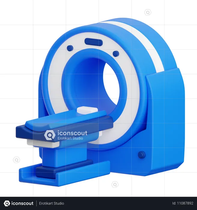 Mri Machine  3D Icon