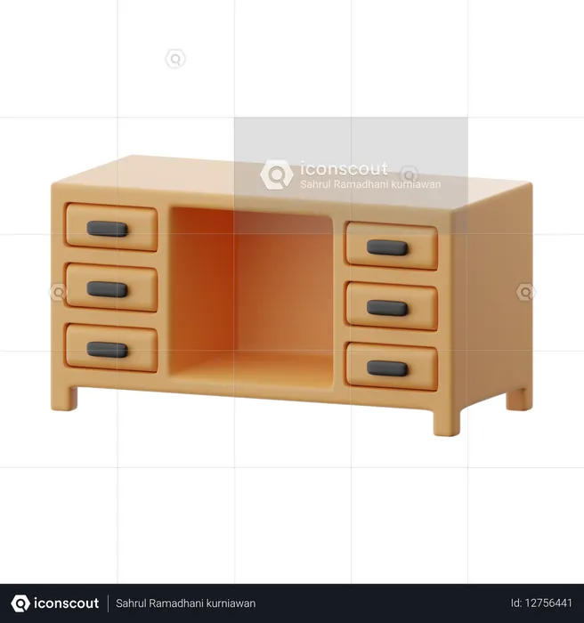 Soporte de TV minimalista  3D Icon