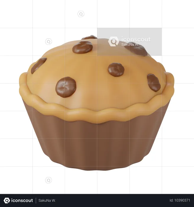 Muffin  3D Icon