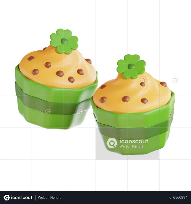 Muffin  3D Icon