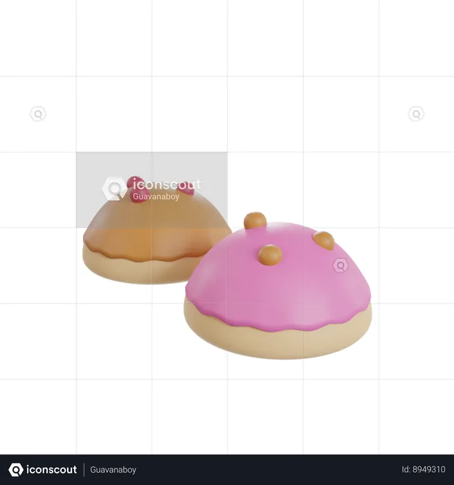 Muffins  3D Icon