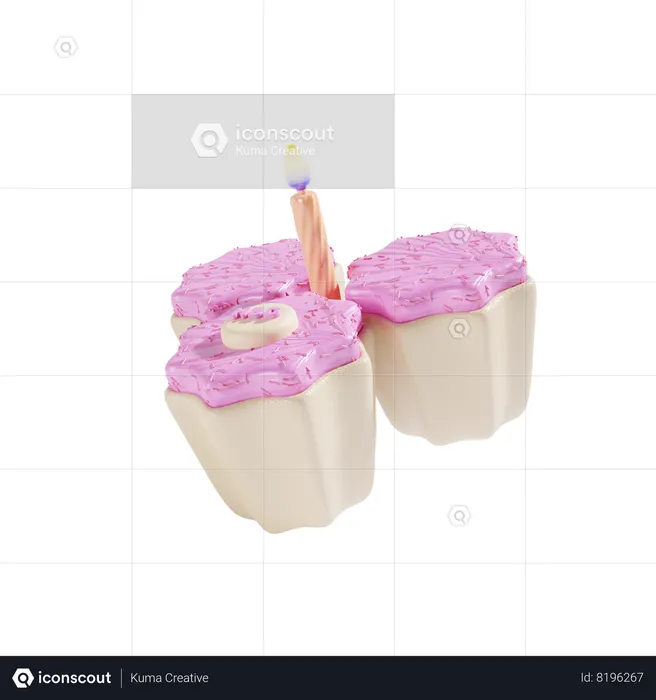 Muffins  3D Icon