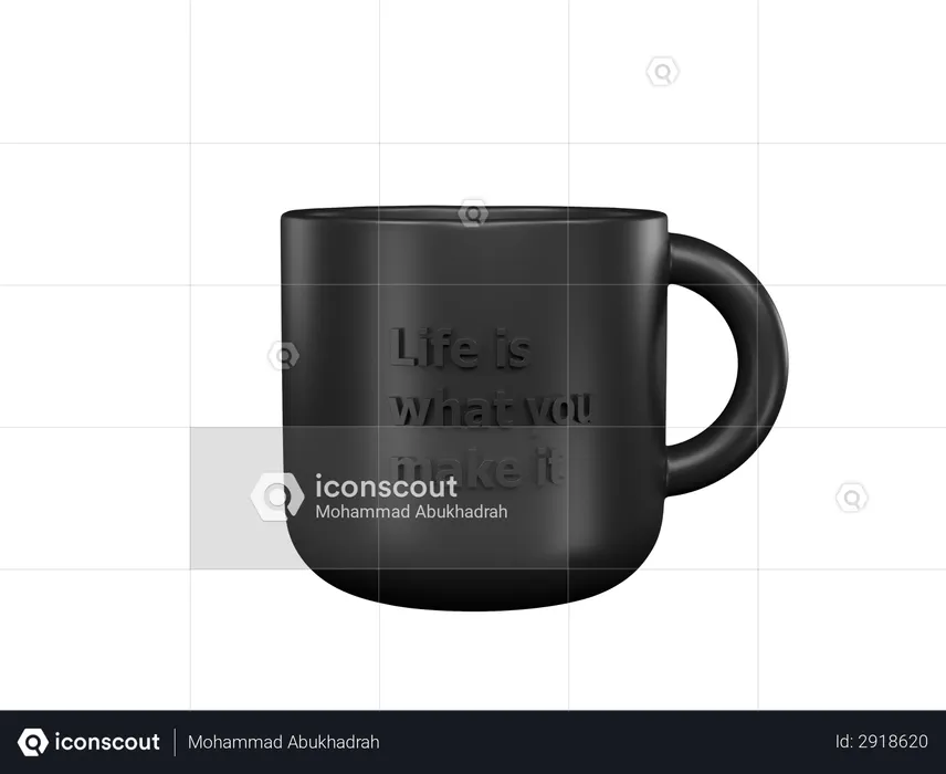 Mug  3D Illustration