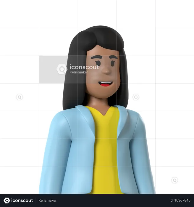 Femenino  3D Icon