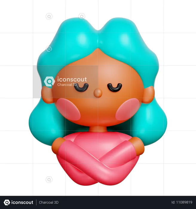 Mujer  3D Icon