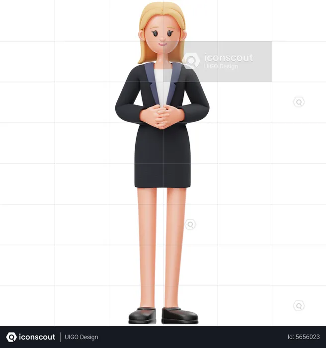 Mujer de negocios  3D Illustration