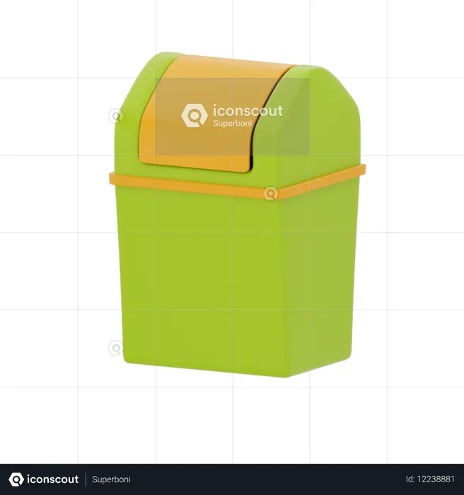 Mülleimer  3D Icon