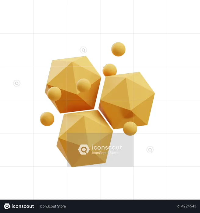 Multi Octagons  3D Icon