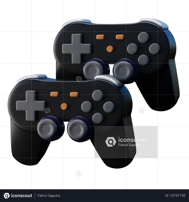 Multiplayer Gaming  3D Icon