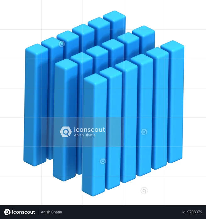 Multiple Cubes  3D Icon