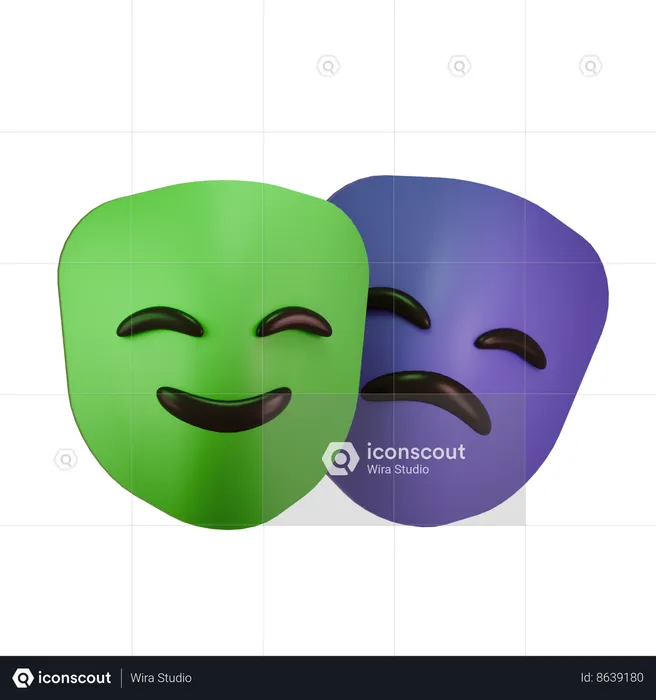 Multiple Emotions  3D Icon