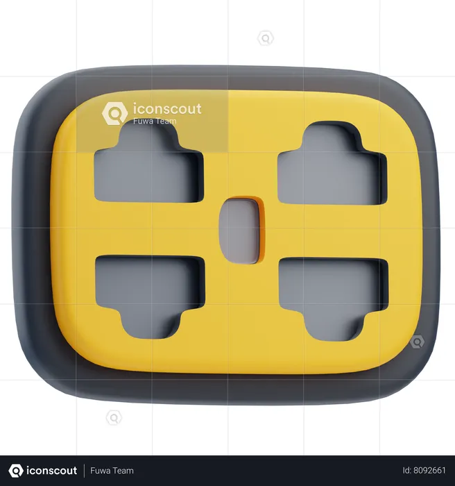 Multiple Socket  3D Icon